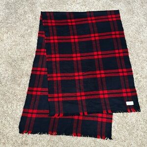 Abercrombie Kids plaid blanket scarf new without tags